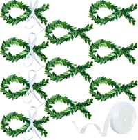 BBTO 10 db-os Hal Alakú Elsőáldozási Dekoráció Szett - Fiúknak és Lányoknak, Rattán Levelekkel, Szalaggal, Asztali Díszítéshez, Keresztelőre 1
