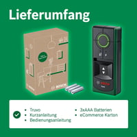 Bosch Truvo 2. generációs falszkenner - fémtárgyak és elektromos vezetékek keresője 70mm mélységig, egyszerű egygombos kezelés 7