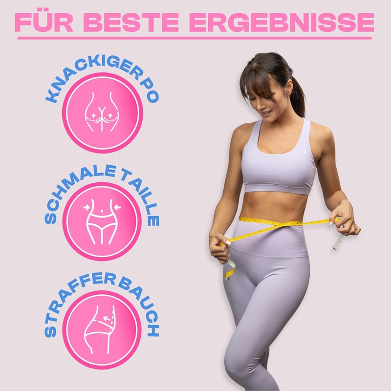 WELLRELAXX Okos Hula Hoop Csendes Súlygolyóval - 113 cm Átmérő Felnőtt Fitness Karika Fogyókúrás Övvel Kék