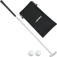 LEAGY Jobbkezes és Balkezes Golf Putter Szett 4 Részes, 2 Labdával és Táskával 1