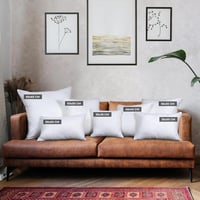 Utopia Bedding 4 db-os Fehér Párna Belső 50x50 cm - Töltelék Díszpárnához, Kanapéhoz 6