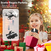 Wipkviey T25 Mini Drón 1080P Kamerával - Összecsukható RC Quadcopter FPV, 2 Akkumulátorral és Hordozható Táskával - Gyerekeknek és Kezdőknek 6