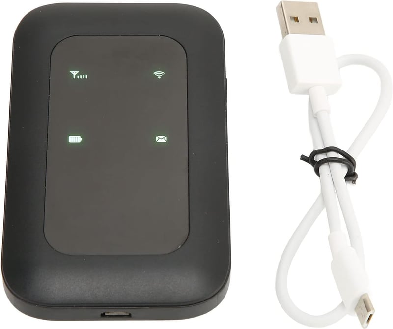 VBESTLIFE 4G LTE Mobil WiFi Router SIM-kártyával, LED kijelzővel - Utazáshoz, Autóba