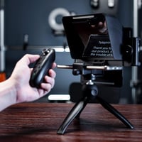 AMBITFUL Teleprompter Kit mobiltelefon és DSLR kamerához távirányítóval 2