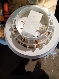Briloner LED stropni ventilator sa svjetiljkom, daljinskim upravljačem, tihi DC motor — neispravan, za dijelove: ne radi (stanje: vidi 2. sliku) 2