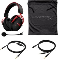 HyperX Cloud Pro Gamer Fejhallgató - Piros, 3.5mm Jack, Többplatformos Kompatibilitás, Aktív Zajszűrés, PC PS4 Xbox 16