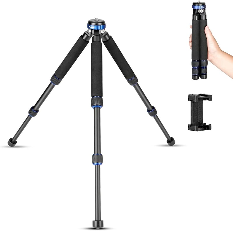 Koolehaoda MT-03 kompakt állvány DSLR-hez és telefonhoz, 10kg teherbírás