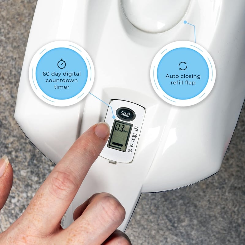Klar Water 3,5 literes vízszűrő kancsó - Fluorid, ólom és mikroműanyag szűrő - Lúgos pH értékű ivóvíz - BPA-mentes vízszűrő rendszer