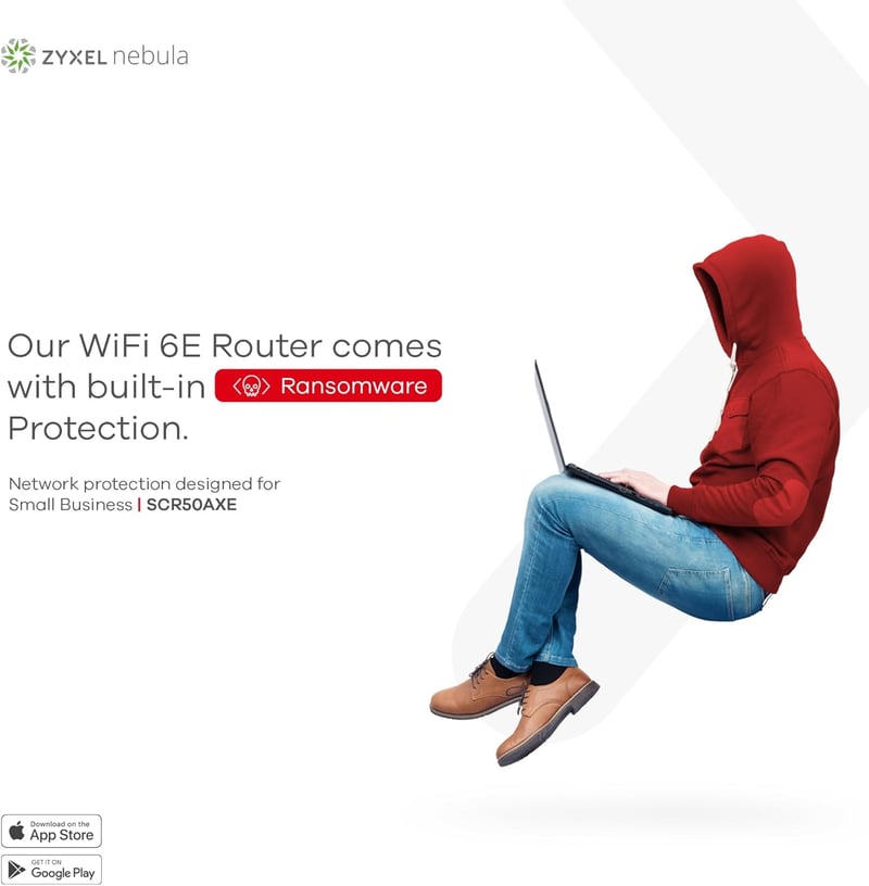 Zyxel AXE5400 Háromcsatornás WiFi Felhőalapú Router Előfizetés Nélküli Biztonsággal