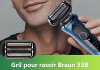 Braun 5-ös és 6-os sorozatú borotvákhoz kompatibilis Bouge 53B pótfej 7
