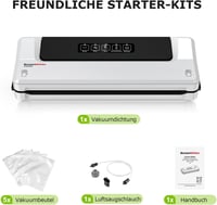 Bonsenkitchen fehér vákuumfóliázó gép - VS2000 modell 7