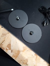 UPXNBOR LED stolna lampa, bežična, na baterije, crna, 2 komada, IP54 — postolje izgrebano tijekom transporta (stanje: vidi 2. sliku) 2