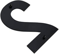 Fekete Rozsdamentes Acél Házszám "2" - Modern 10,2 cm-es 2
