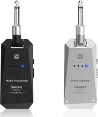 Getaria 5.8GHz-es vezeték nélküli gitár adó-vevő rendszer elektromos gitárhoz és basszushoz 1