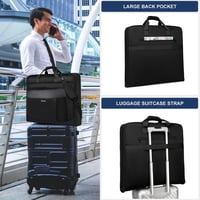 Samsonite XXL Öltönytáska Laptoptartóval - Fekete, 3 Öltönyhöz, 40" 6