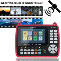 VISLONE Digitális Műholdkereső Kombó HD DVB-S2/T2/C 4,3" LCD EU 2
