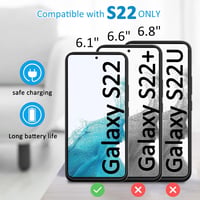 Samsung Galaxy S22 akkumulátoros tok 4800 mAh-s, állvánnyal - Gladgogo 5