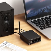 Fosi Audio BL20 Bluetooth 5.0 Mini Hi-Fi Erősítő 100W, Távirányítóval 5