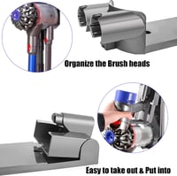 Dyson V7 V8 kompatibilis fali tartó - ABS műanyag dokkoló állomás 4