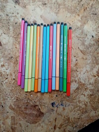 STABILO Pen 68 Filctoll Készlet 15 db - Egyszarvú és Sárkány Kifesthető Szett, doboz nélkül, újszerű állapot (állapot: lásd a 2. képet) 2