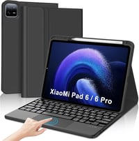 FARYODI Mágneses Bluetooth Billentyűzet Tok Xiaomi Pad 6/6 Pro Tablethez - Levehető AZERTY Kiosztás, Érintőpaddal, 11 Colos, Fekete 1