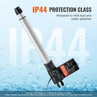 VEVOR Lineáris Aktuátor Készlet 250mm, Nagy Sebességű 24V Emelőmotor 1000N Teherbírással, IP44 Védettségű TV/Asztal/Kanapé Mozgatáshoz - Táp 4