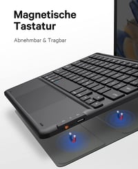 Samsung Galaxy Tab A8 10.5" (2021) okostok érintőpados QWERTZ billentyűzettel, fekete 4