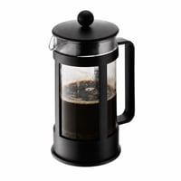 Kávovar Bodum Kenya French Press 350 ml, 3 šálky, čierny, manuálna príprava kávy — vnútro nesie známky používania (stav: pozri 2. obrázok) 1