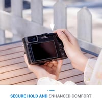 Leica Q3 fémmarkolat - JJC prémium hüvelykujjtámasz jobb fogásért 3