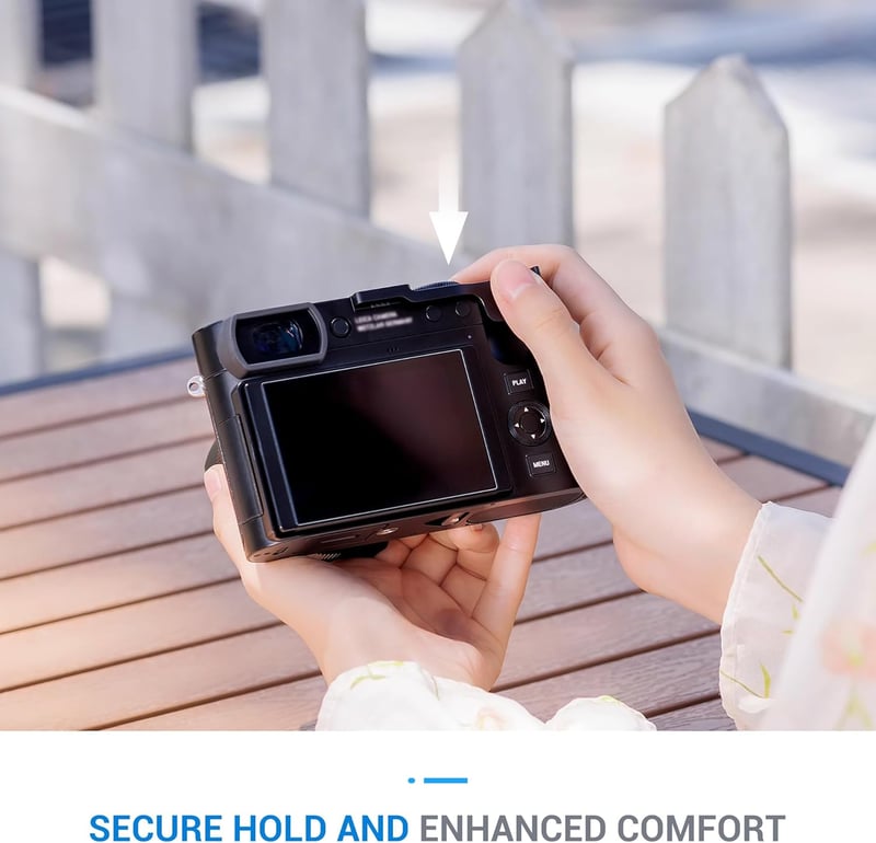 Leica Q3 fémmarkolat - JJC prémium hüvelykujjtámasz jobb fogásért