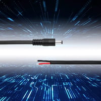 GINTOOYUN DC Tápkábel 5.5x2.1mm - 3 Láb Hosszú Csupasz Végű Adapter Kábel CCTV Biztonsági Kamerákhoz, LED Szalagokhoz, DVR Rendszerekhez (2  4