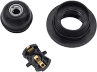 Edison E27 foglalat, 2 db fekete bakelit függőlámpa adapter 4