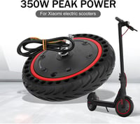 Yungeln 36V 350W Elektromos Roller Motor Tömör Gumiabroncsos Kerékkel - Xiaomi 1S M365 Pro/Pro2/Mi3 Rollerekkel Kompatibilis Alkatrész 7