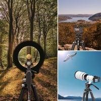 EVUMO Karbon Állvány 165cm - Professzionális Fotó és Videó Tripod 40kg Teherbírással, 10x Szénszálas, Mágneses Szögállítással, 40mm Csőátmér 6