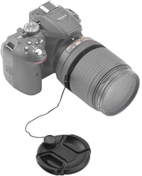 Canon EF-M 15-45mm objektívhez 49mm-es fekete sapka, 2 darabos szett - Bontott 5