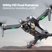 AYIQUTY Drón Kettős Kamerával - 40 Perces Repülési Idő, 3 Akkumulátor, Kefementes Motor, Kezdőknek, 14+ Éveseknek, Akadályérzékelő 2