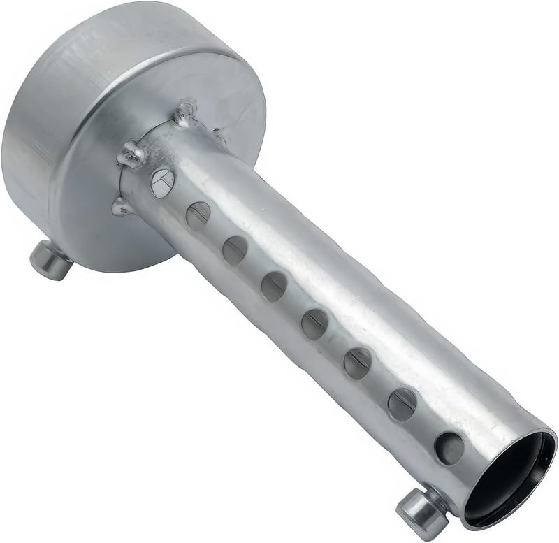 Baceyong 48mm-es Motorkerékpár Kipufogódob Hangtompító, Ezüst