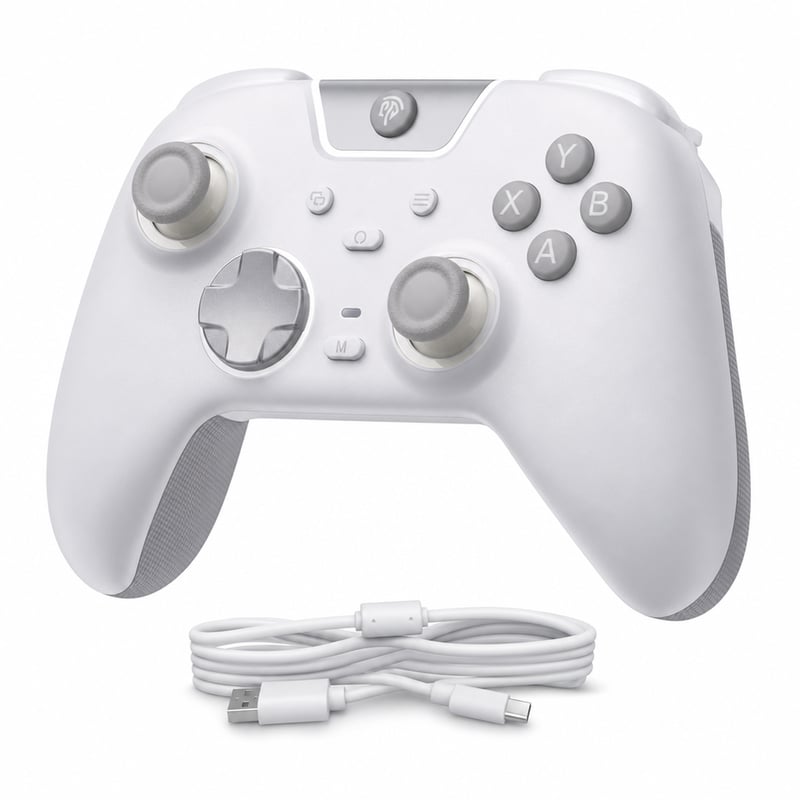 EasySMX X05 Pro Vezeték nélküli Kontroller PC-hez – — hibás, részben működik: nehezen reagáló hátsó gombok (állapot: lásd a 2. képet)