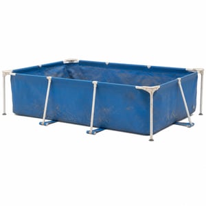 Intex Metal Frame Junior pravokutni vrtni bazen 260x160x65 cm, plavi, 2282 — Prljav i vidljivo korišten (stanje: vidi 2. sliku)