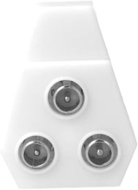 3-utas TV-antennaosztófej(60x47x17mm) 2
