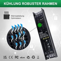 DimmelhetőLED 24V 100W Tápegység - Állandó Feszültségű Transzformátor 230V/24V 3