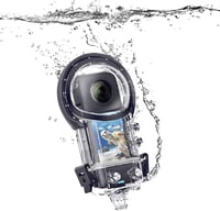 Annadue Vízálló Tok Insta360 ONE X3 Kamerához - IPX8 50m Merülési Védelem, Tartókonzollal, Búvárkodáshoz, Szörfözéshez 7