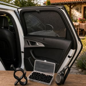 Set za sjenila Skoda Superb III karavan: 2x sjenilo + nosač + 20x kuka