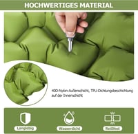 Amtake Önfelfújó Kempingmatrac 10 cm - Vízálló, Ultrakönnyű Hálózsák Alátét Beépített Lábpumpával - Túrázáshoz, Kempingezéshez, Strandolásho 3