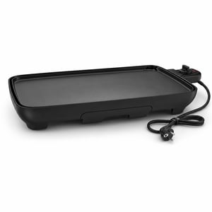 Tefal Malaga Plancha CB501812 električni stolni roštilj 2000 W — neispravan, djelomično radi: oštećeno stražnje kućište (stanje: vidi 2. sliku)