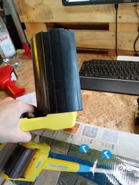 Akumulátorová štrbinová a povrchová kefa Gloria MultiBrush Li-on PLUS, kompatibilná s Bosch 18V, používaný stav 3
