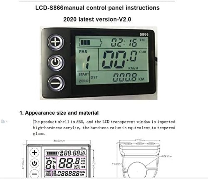 MAGT 36V-48V Elektromos Roller Kefe Nélküli Vezérlő - Vízálló LCD Kijelzővel, Alumínium Szinusz Szabályzó Elektromos Kerékpárokhoz - 2#36V-48V