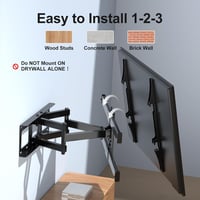 SUPTEK TV fali tartó 32-84" képernyőkhöz, dönthető, forgatható, 6 karú, VESA 600x400mm 7