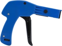 KATSU Tools Kábelkötegelő Pisztoly - Professzionális Nylon Kábelkötöző Feszítő és Vágó Eszköz, Állítható Feszességgel, 2,4-4,8 mm, Kék (4175 4