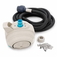 Robot automat pentru curățarea piscinei Intex ZX50 utilizat, cu conectare pe partea de aspirație, recipient de 0,8 L, alb-albastru, furtun de 6,5 m, pentru pompe cu debit de 3400-5600 L/h 1